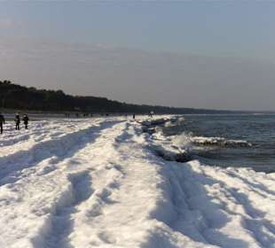 So schön kann der Winter an der Ostsee sein .