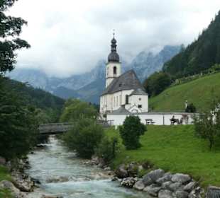 St. Sebastian, die bekannte Kirche von Ramsau