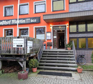Eingang zum Gasthaus Martin