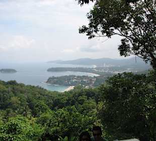 Blick vom Viewpoint oberhalb der Strände