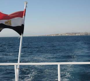 Kurz nach Ablegen in Hurghada