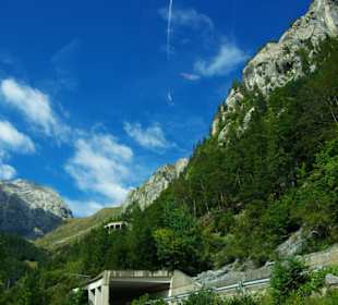 Der Plöckenpass Abfahrt