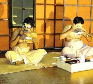 Schminken vor dem Tanz