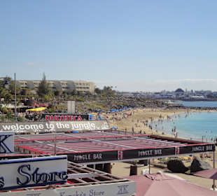 Strand in Playa Blanca