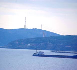 26.10.Rückfahrt von Jalta nach Santorin Durchfahrt 