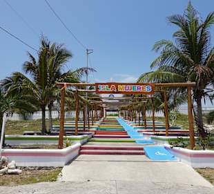 Friedhof der Insel Isla Mujeres