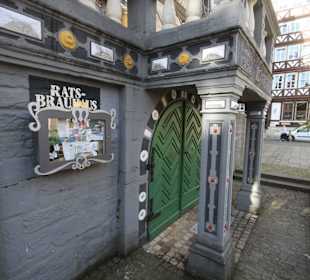 Eingang zum Ratsbrauhaus