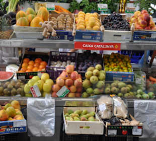 Stand in der Markthalle