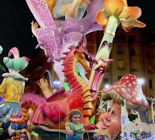 Fin de semana en fallas de valencia