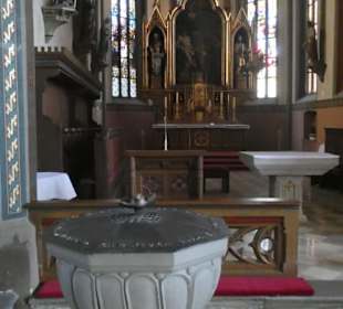 In der Kirche St. Sebastian in Sulzfeld am Main