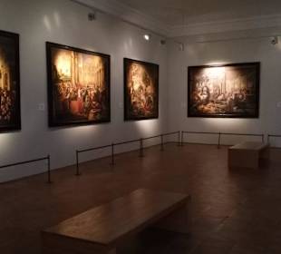 Schloßbesichtigung, Gemälde