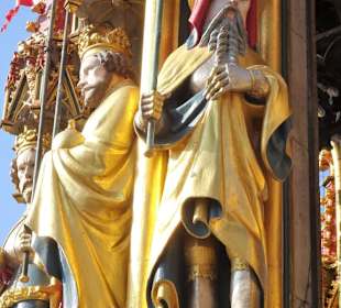 Detailansicht des Schönen Brunnens