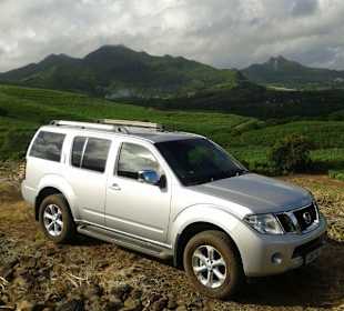 Hier mal mit dem Nissan Pathfinder auf Tour
