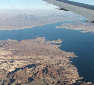 Der Lake Powell aus der Luft