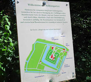 Plan des Schlossgartens