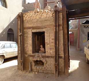Töpferei in Garagos bei Luxor - der alte Brennofen