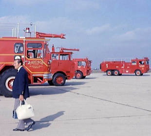 Der Großeinsatz der Flughafen-Feuerwehr
