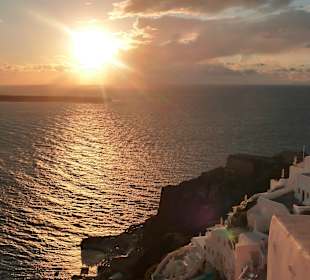 Sonnenuntergang bei Londsa Burg