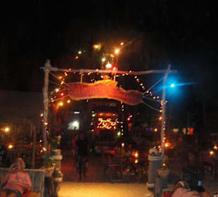 So sieht es vom Strand her aus