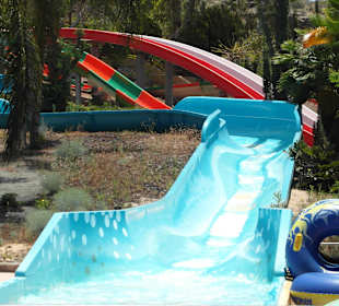 Auslauf der Reifenrutsche