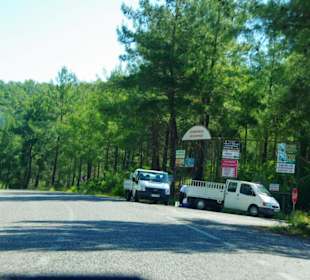 Anfahrt zum Staudamm von Side nach Manavgat