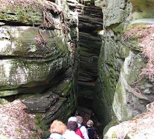Schluchten im Felsenland Südeifel