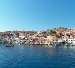 Chalki, schöne kleine Nachbarinsel von Rhodos