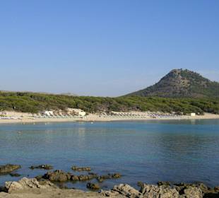 Sicht auf die Bucht Cala Agulla