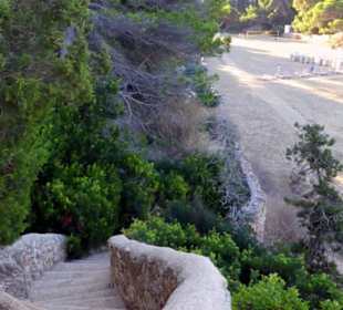 Treppen von Cala Gracio