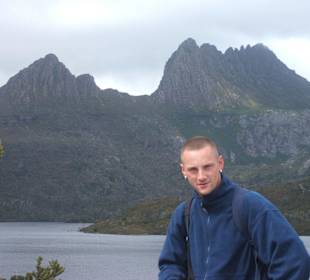 Der See am Fusse des Cradle Mountain