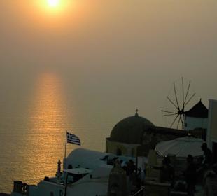 Sunset in Oia