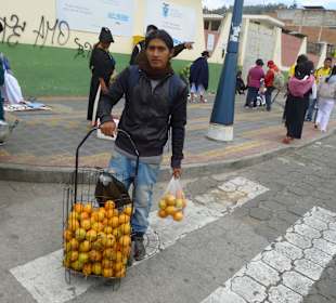 Samstag ist die ganze Stadt ein großer Markt