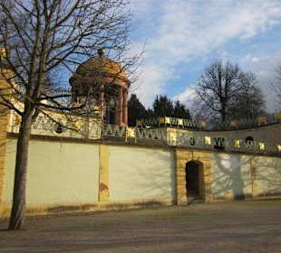 Schlosspark Schwetzingen im Winter