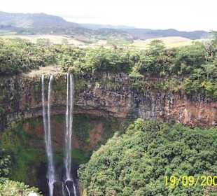 Chamarel-Wasserfall