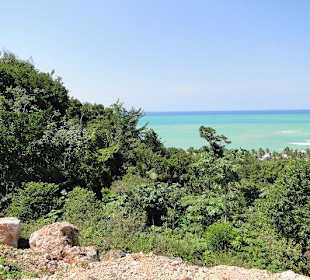 Blick auf Bucht von Samana