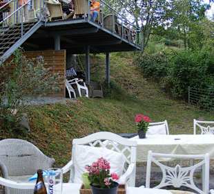 Blick auf die Terrasse