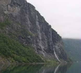 Geirangerfjord "Sieben Schwestern" (Juli 2013)