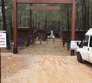 Parkplatz vor dem Canyon