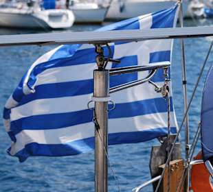 Die griechische Flagge