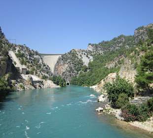 Ausblick von der Staumauer