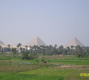 Auf den Weg zu den Pyramiden