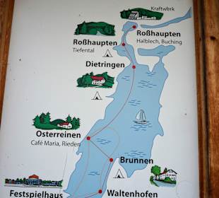 Wandern Rieden am Forggensee