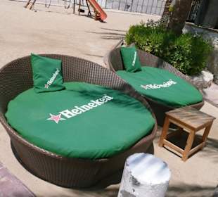 Im Strandcafe an der Marina Beach