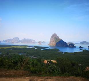 Blick űber die Phang-nga-Bay 
