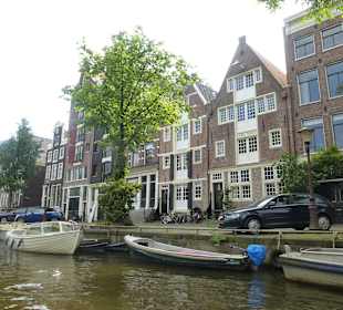 Auf den Grachten unterwegs