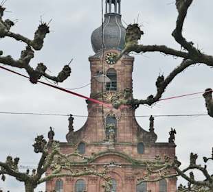 Bei einem Bummel über den Marktplatz von Rastatt