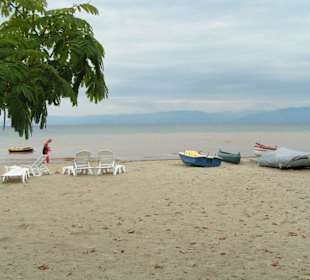 Strand zwischen Skala Prinos und Skala Rachoni