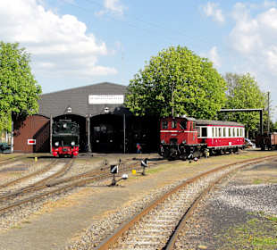 Blick auf das Bahnhofsgelände