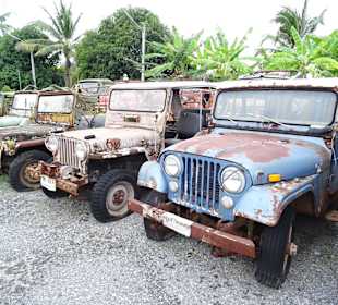 Auf dem Freigelände verrotten wahre Schätze