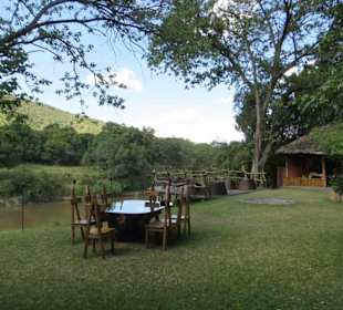 Terrasse, Feuerstelle